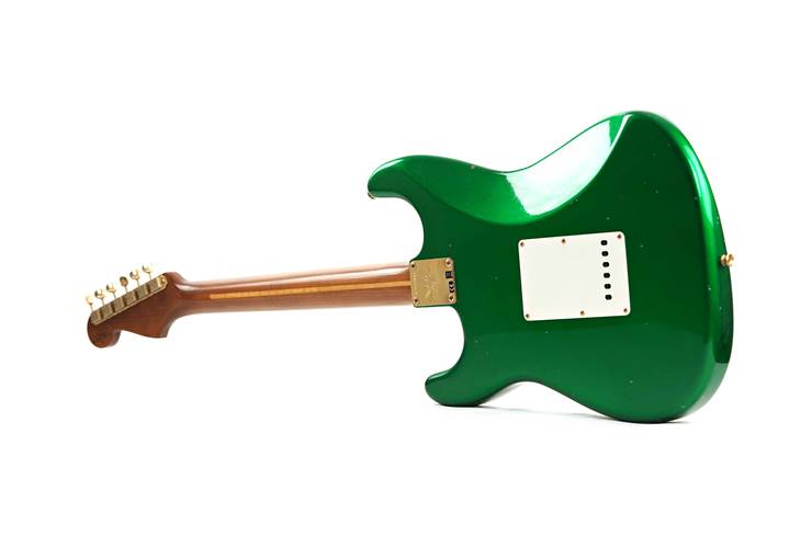 Fender Custom Shop 1955 Stratocaster Journeyman Lime Green HH with Gold Hardware #CZ554831 Fender Custom Shop 1955 Stratocaster Journeyman Lime Green HH with Gold Hardware #CZ554831