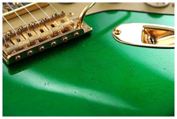 Fender Custom Shop 1955 Stratocaster Journeyman Lime Green HH with Gold Hardware #CZ554831 Fender Custom Shop 1955 Stratocaster Journeyman Lime Green HH with Gold Hardware #CZ554831