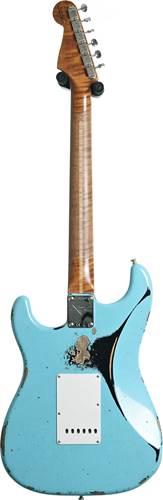 Fender Custom Shop 1963 Stratocaster Heavy Relic with Closet Classic Hardware Daphne Blue Over Black #CZ582547 Fender Custom Shop 1963 Stratocaster Heavy Relic with Closet Classic Hardware Daphne Blue Over Black #CZ582547