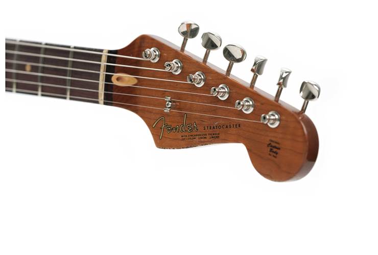 Fender Custom Shop 1963 Stratocaster Heavy Relic with Closet Classic Hardware Daphne Blue Over Black #CZ582547 Fender Custom Shop 1963 Stratocaster Heavy Relic with Closet Classic Hardware Daphne Blue Over Black #CZ582547