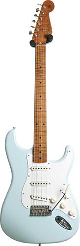 Fender Custom Shop Limited Edition Roasted 1950s Stratocaster Lush Closet Classic Faded Aged Sonic Blue #CZ576643 Fender Custom Shop Limited Edition Roasted 1950s Stratocaster Lush Closet Classic Faded Aged Sonic Blue #CZ576643