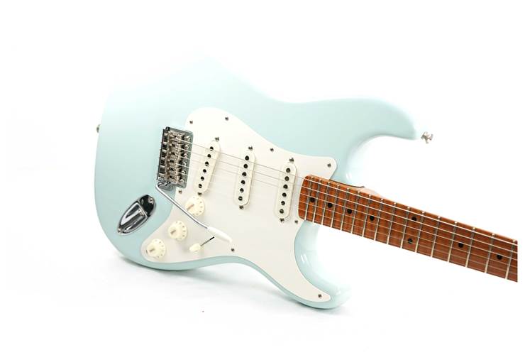 Fender Custom Shop Limited Edition Roasted 1950s Stratocaster Lush Closet Classic Faded Aged Sonic Blue #CZ576643 Fender Custom Shop Limited Edition Roasted 1950s Stratocaster Lush Closet Classic Faded Aged Sonic Blue #CZ576643