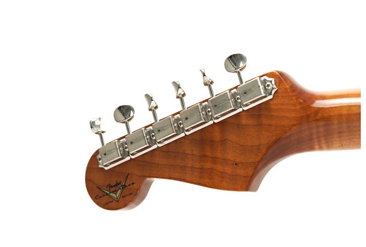 Fender Custom Shop Limited Edition Roasted 1950s Stratocaster Lush Closet Classic Faded Aged Sonic Blue #CZ576643 Fender Custom Shop Limited Edition Roasted 1950s Stratocaster Lush Closet Classic Faded Aged Sonic Blue #CZ576643