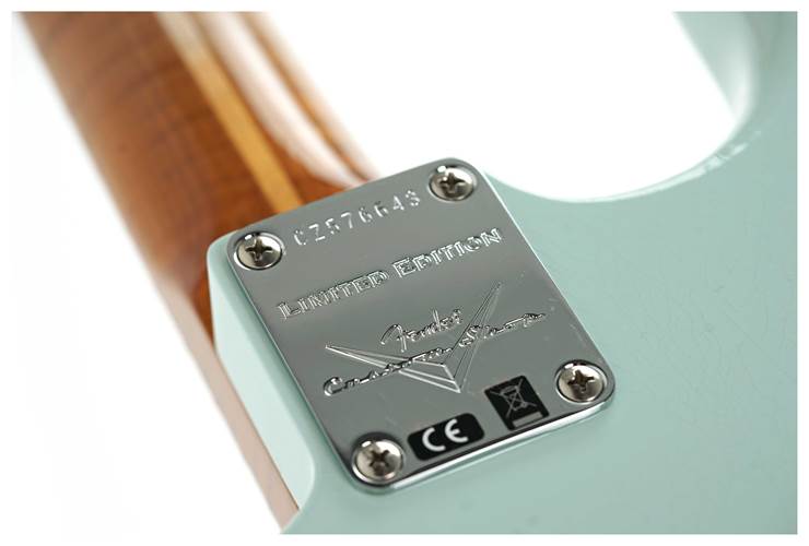 Fender Custom Shop Limited Edition Roasted 1950s Stratocaster Lush Closet Classic Faded Aged Sonic Blue #CZ576643 Fender Custom Shop Limited Edition Roasted 1950s Stratocaster Lush Closet Classic Faded Aged Sonic Blue #CZ576643