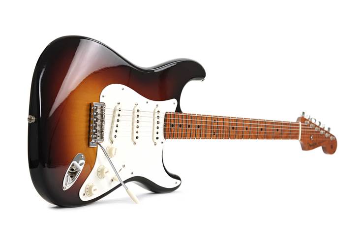 Fender Custom Shop Limited Edition Roasted 1950s Stratocaster Lush Closet Classic Wide Fade Aged Chocolate 2-Tone Sunburst #CZ581536 Fender Custom Shop Limited Edition Roasted 1950s Stratocaster Lush Closet Classic Wide Fade Aged Chocolate 2-Tone Sunburst #CZ581536