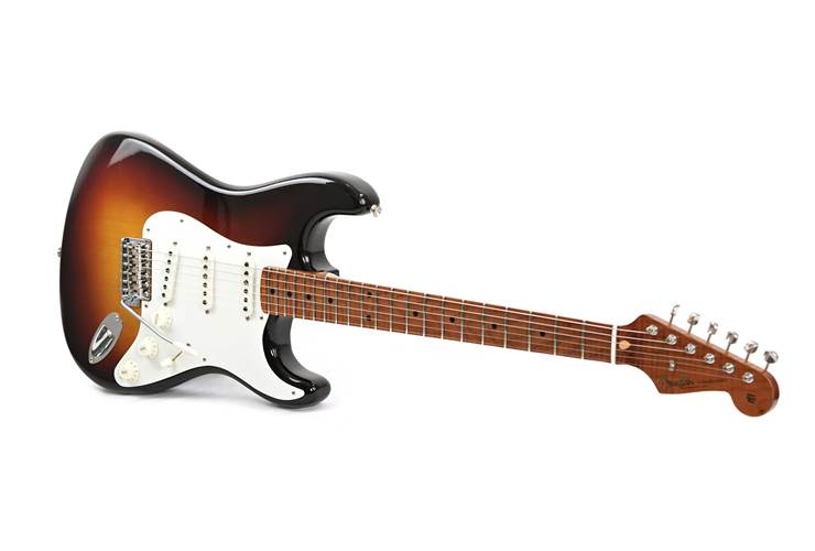 Fender Custom Shop Limited Edition Roasted 1950s Stratocaster Lush Closet Classic Wide Fade Aged Chocolate 2-Tone Sunburst #CZ581536 Fender Custom Shop Limited Edition Roasted 1950s Stratocaster Lush Closet Classic Wide Fade Aged Chocolate 2-Tone Sunburst #CZ581536