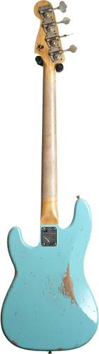 Fender Custom Shop Limited Edition 1963 Precision Bass Heavy Relic Aged Daphne Blue #CZ580843 Fender Custom Shop Limited Edition 1963 Precision Bass Heavy Relic Aged Daphne Blue #CZ580843