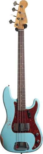 Fender Custom Shop Limited Edition 1963 Precision Bass Heavy Relic Aged Daphne Blue #CZ580843 Fender Custom Shop Limited Edition 1963 Precision Bass Heavy Relic Aged Daphne Blue #CZ580843