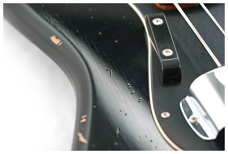 Fender Custom Shop 1964 Jazz Bass Relic with Closet Classic Hardware Ebony Black Mint Pickguard #R134552 Fender Custom Shop 1964 Jazz Bass Relic with Closet Classic Hardware Ebony Black Mint Pickguard #R134552