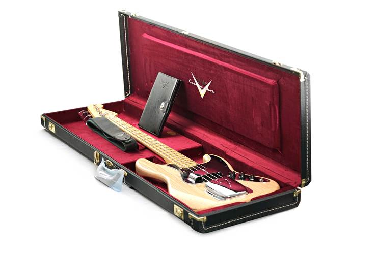 Fender Custom Shop 1975 Jazz Bass Relic with Closet Classic Hardware Natural #R24838 Fender Custom Shop 1975 Jazz Bass Relic with Closet Classic Hardware Natural #R24838