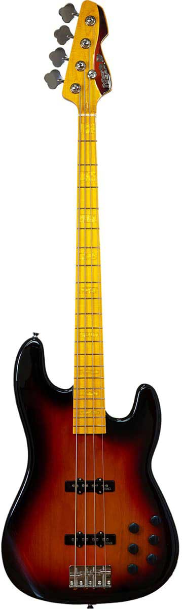 Mark Bass MB GV 4 Gloxy 3-Tone Sunburst CR Maple Fingerboard