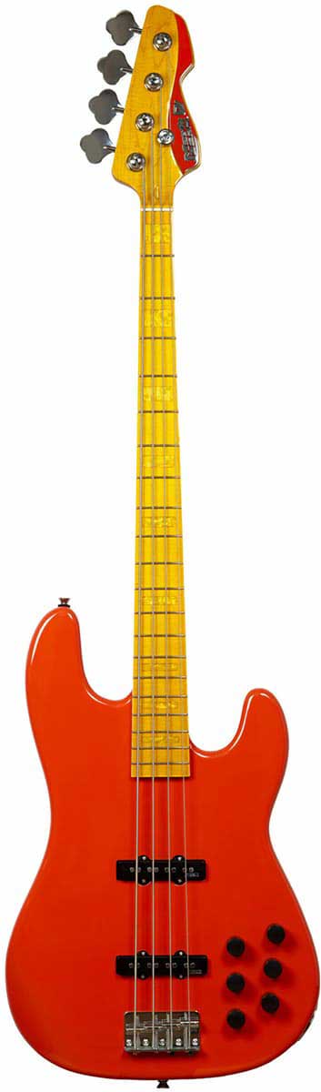 Mark Bass MB GV 4 Gloxy Fiesta Red CR Maple Fingerboard