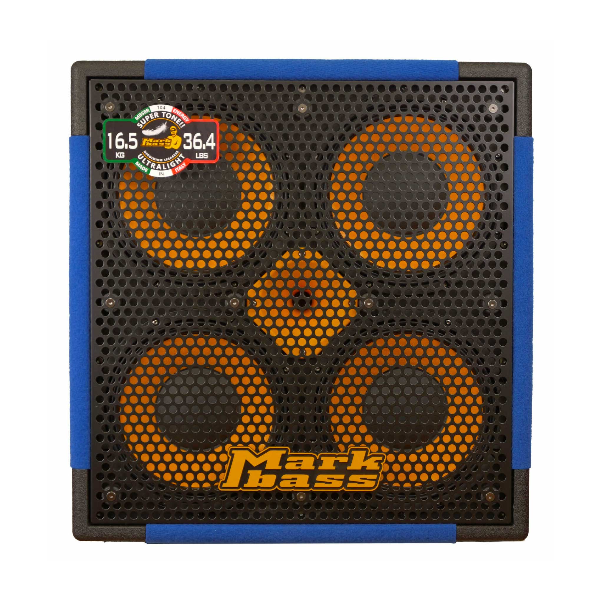 Mark Bass MB58R 104 Energy Blue 4 Ohm 4x10 Inch 800W Neodymium Speakers Bass Cabinet