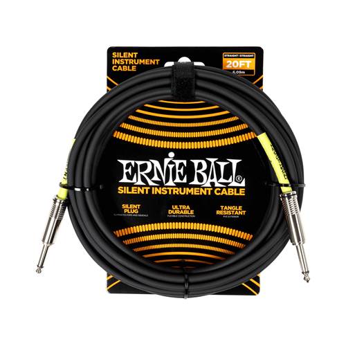 Ernie Ball 20 Feet Straight / Straight Silent Instrument Cable Ernie Ball 20 Feet Straight / Straight Silent Instrument Cable