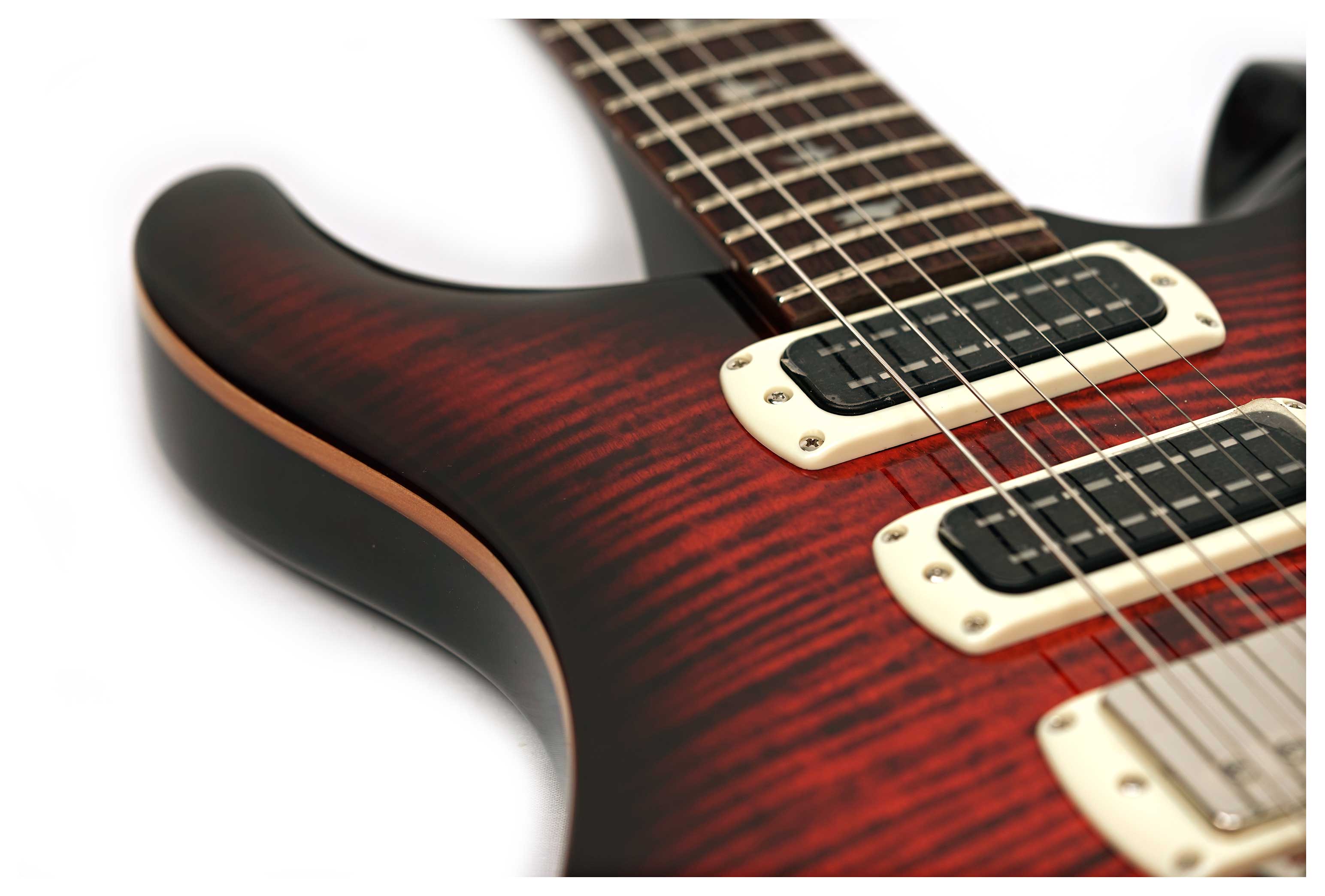 PRS SE Studio Orange Tiger Smokeburst #07469