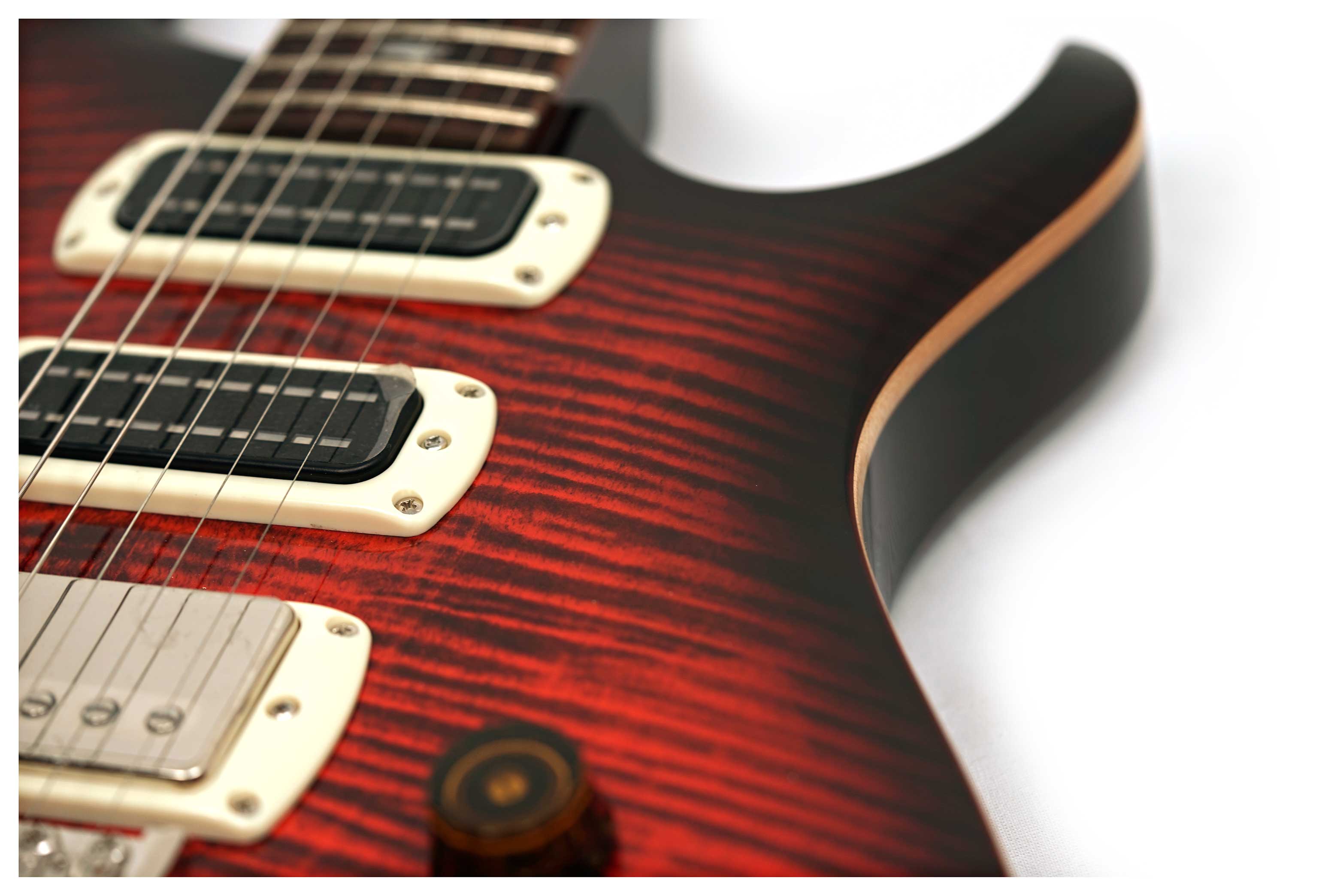 PRS SE Studio Orange Tiger Smokeburst #07469
