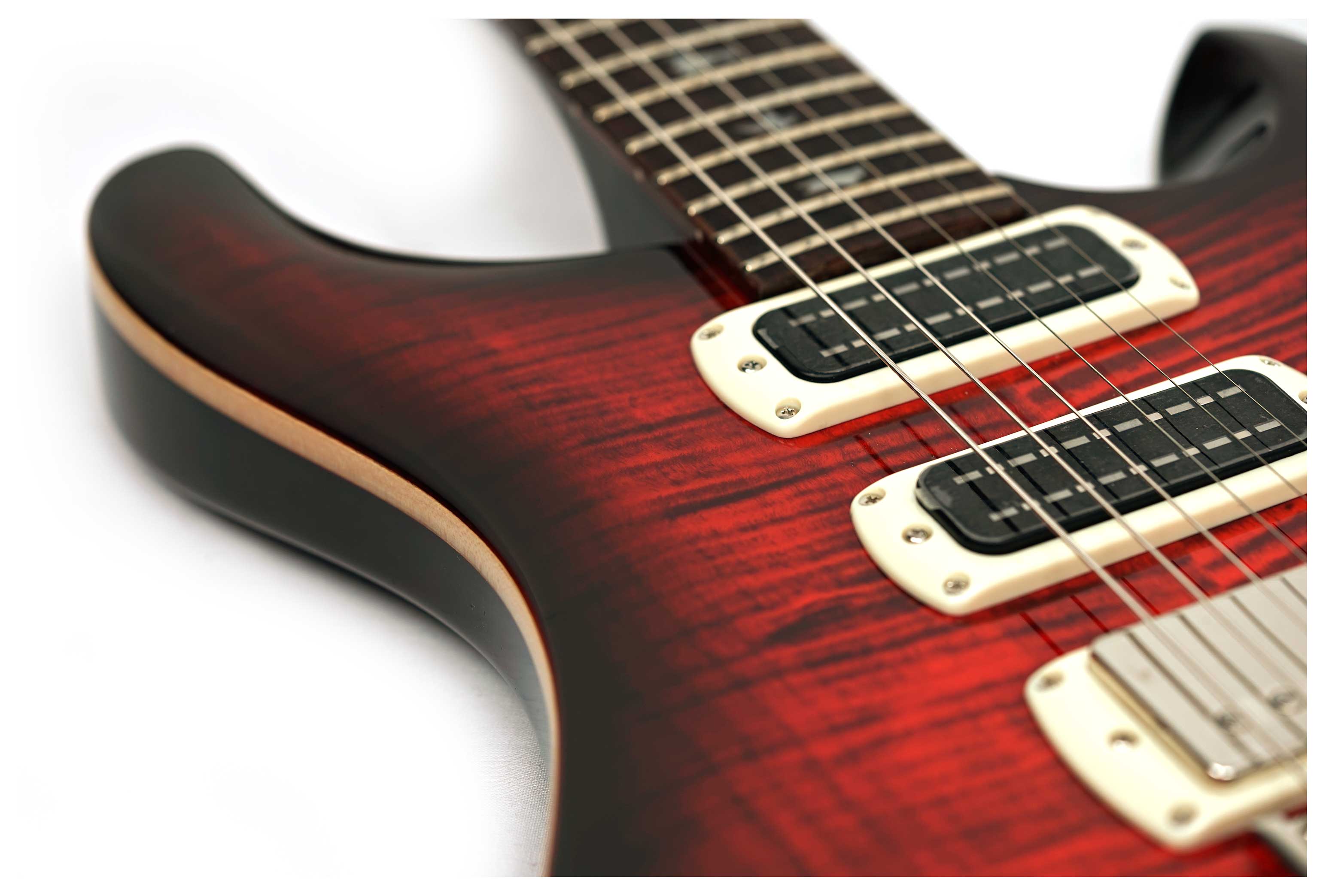 PRS SE Studio Orange Tiger Smokeburst #028116