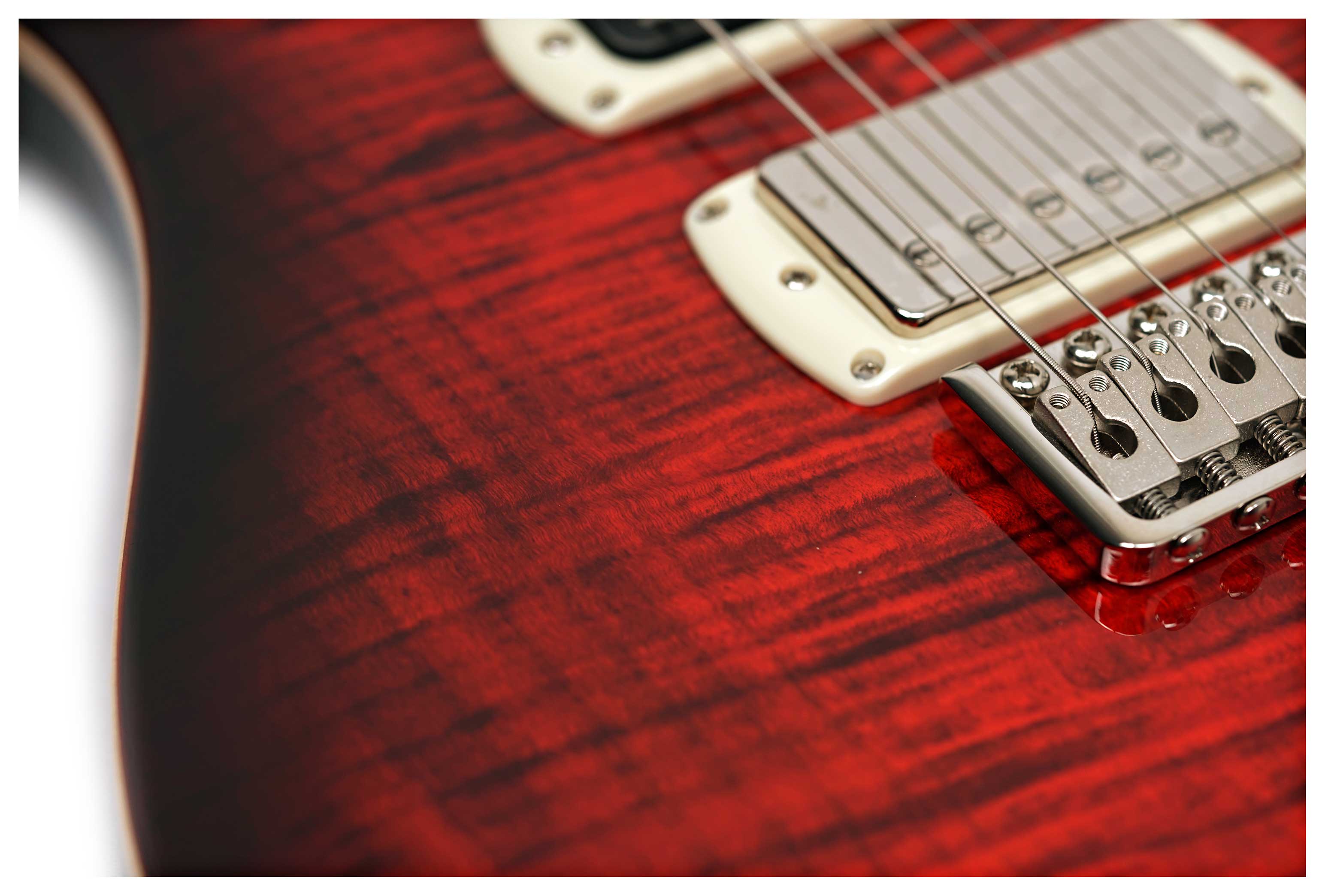 PRS SE Studio Orange Tiger Smokeburst #028116