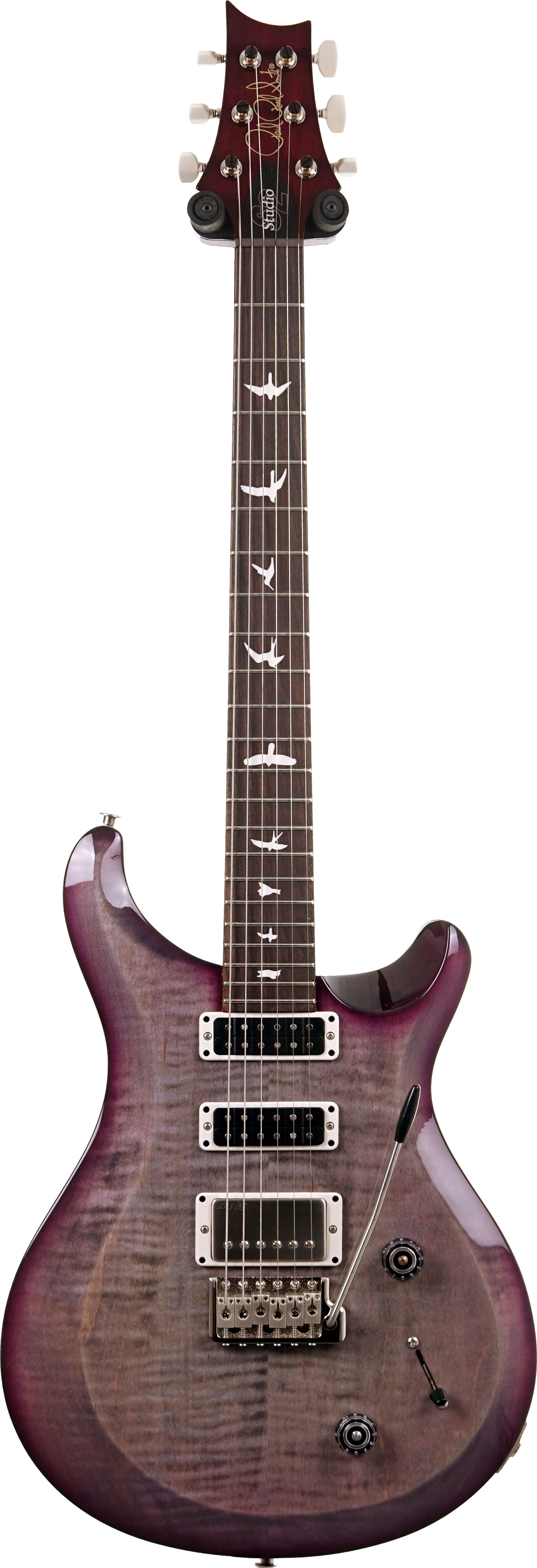 PRS S2 Studio Faded Gray Black Purple Burst #S2084498