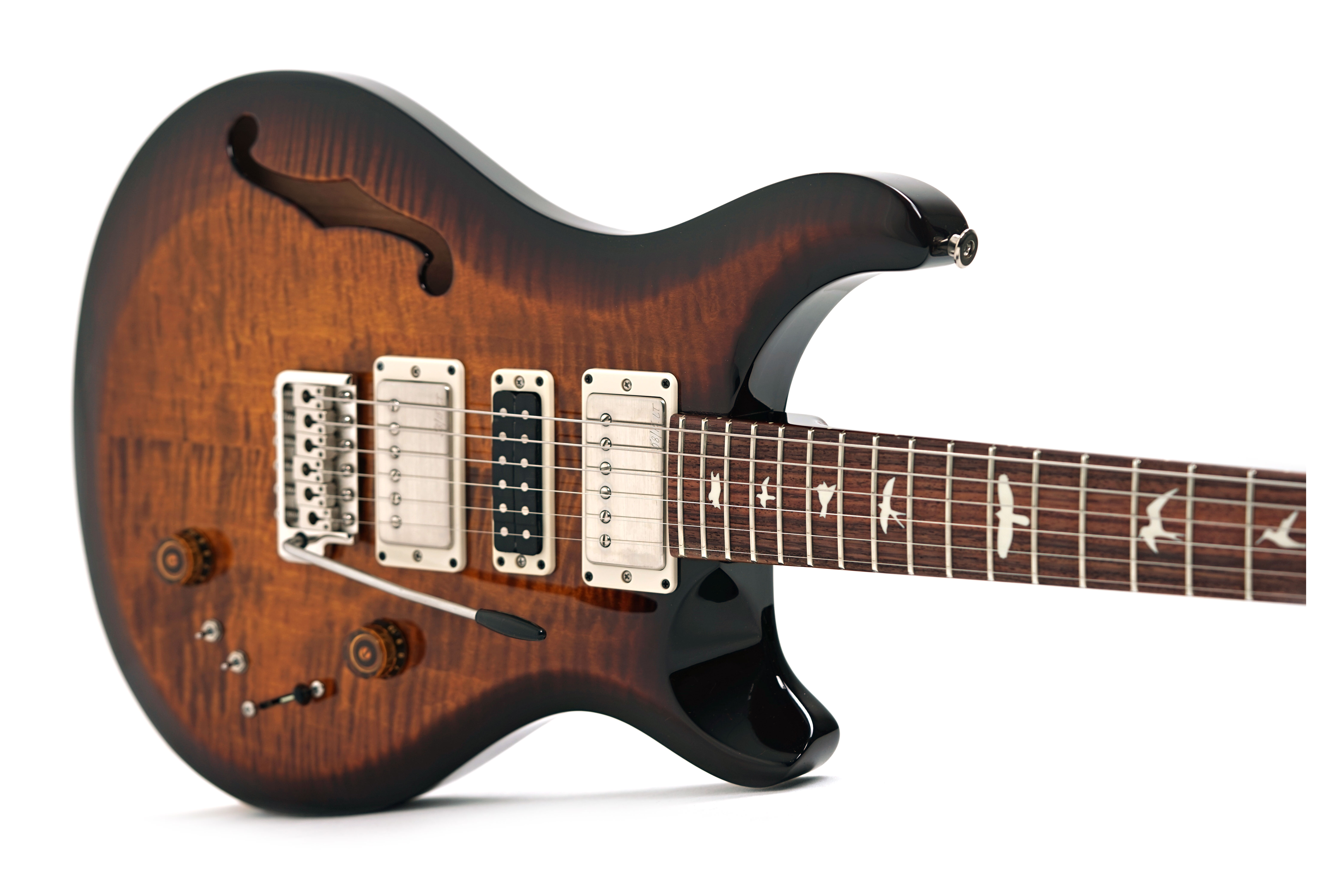 PRS S2 Special Semi-Hollow Black Amber #S2081838