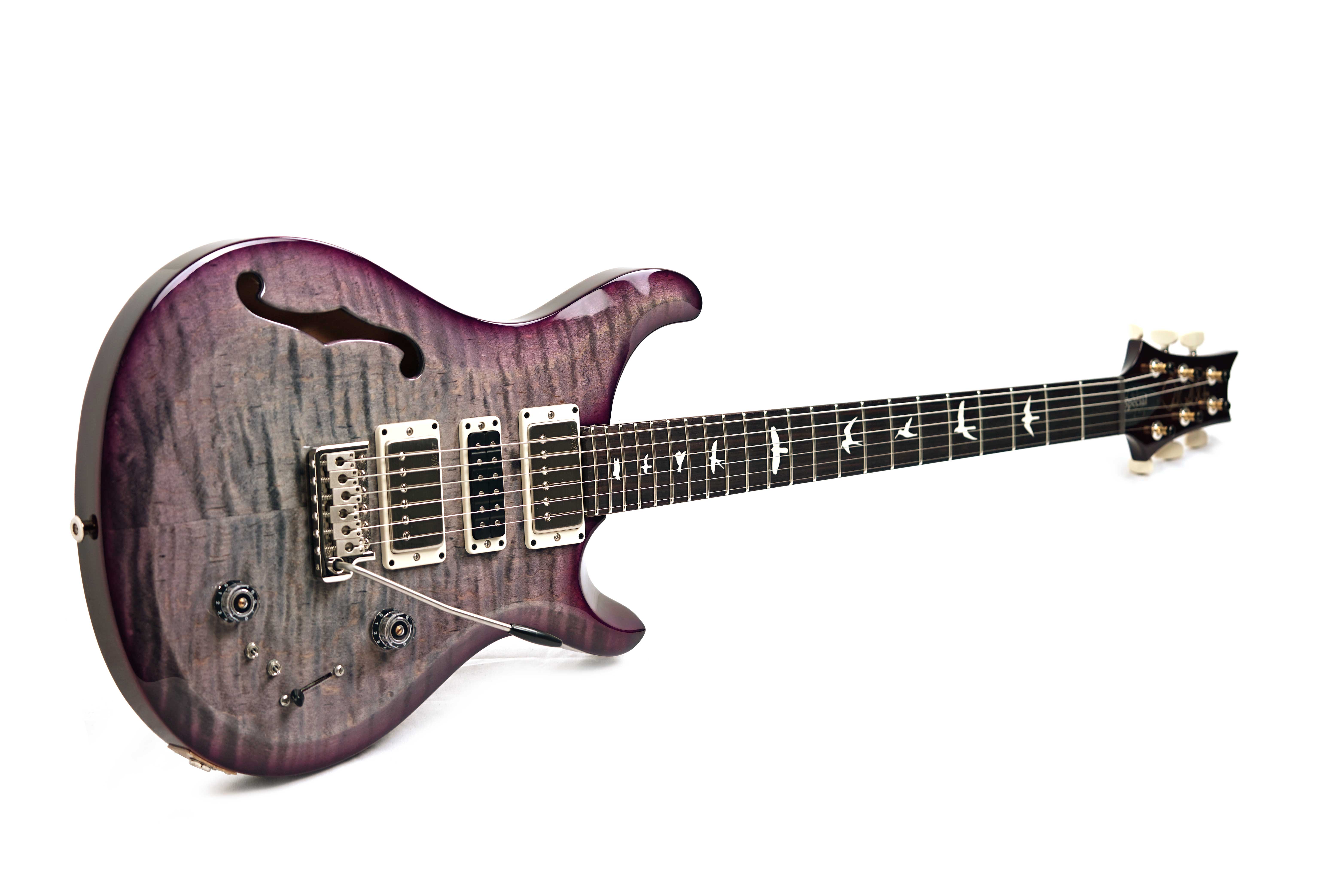 PRS S2 Special Semi-Hollow Faded Gray Black Purple Burst #S2086909