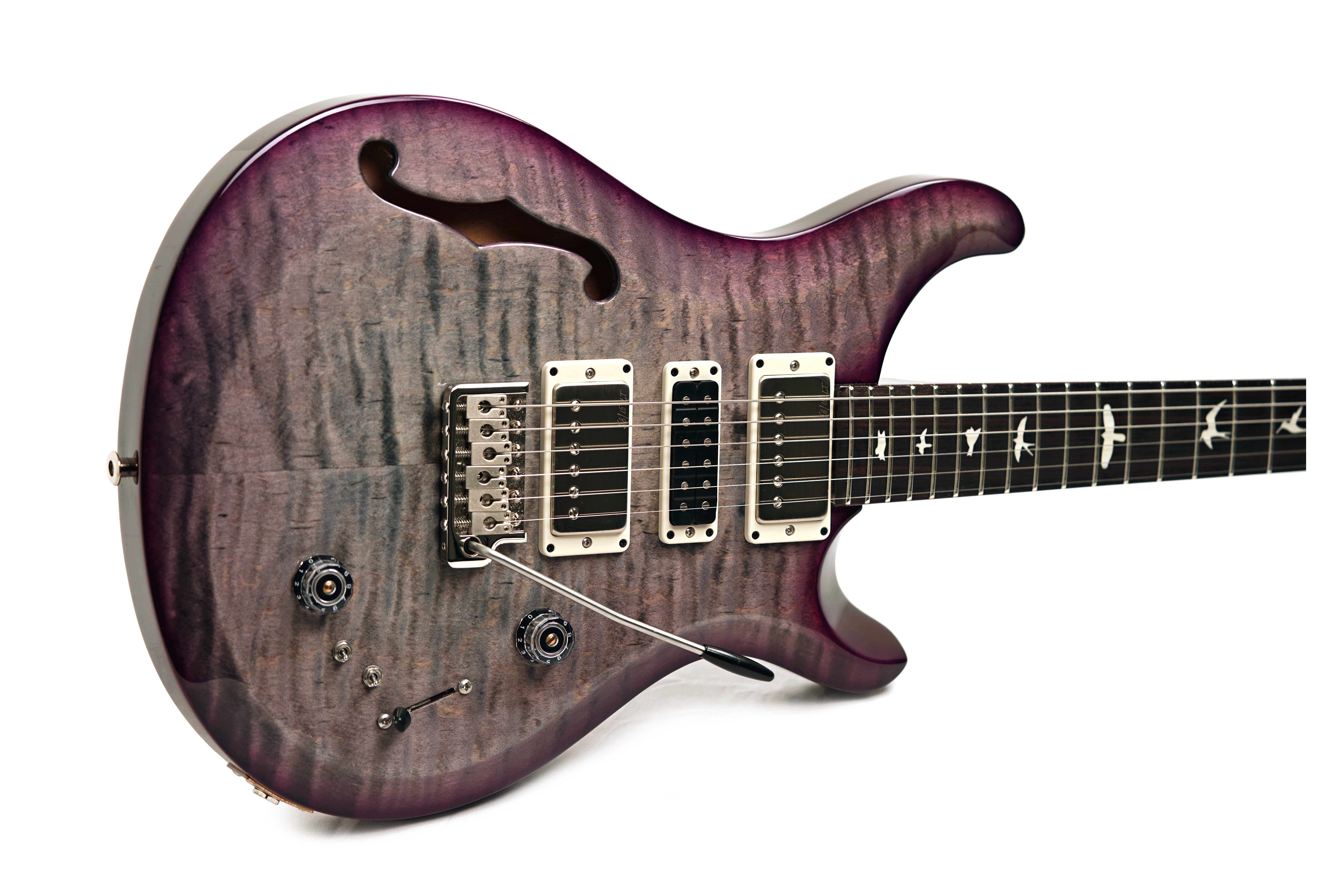 PRS S2 Special Semi-Hollow Faded Gray Black Purple Burst #S2086909
