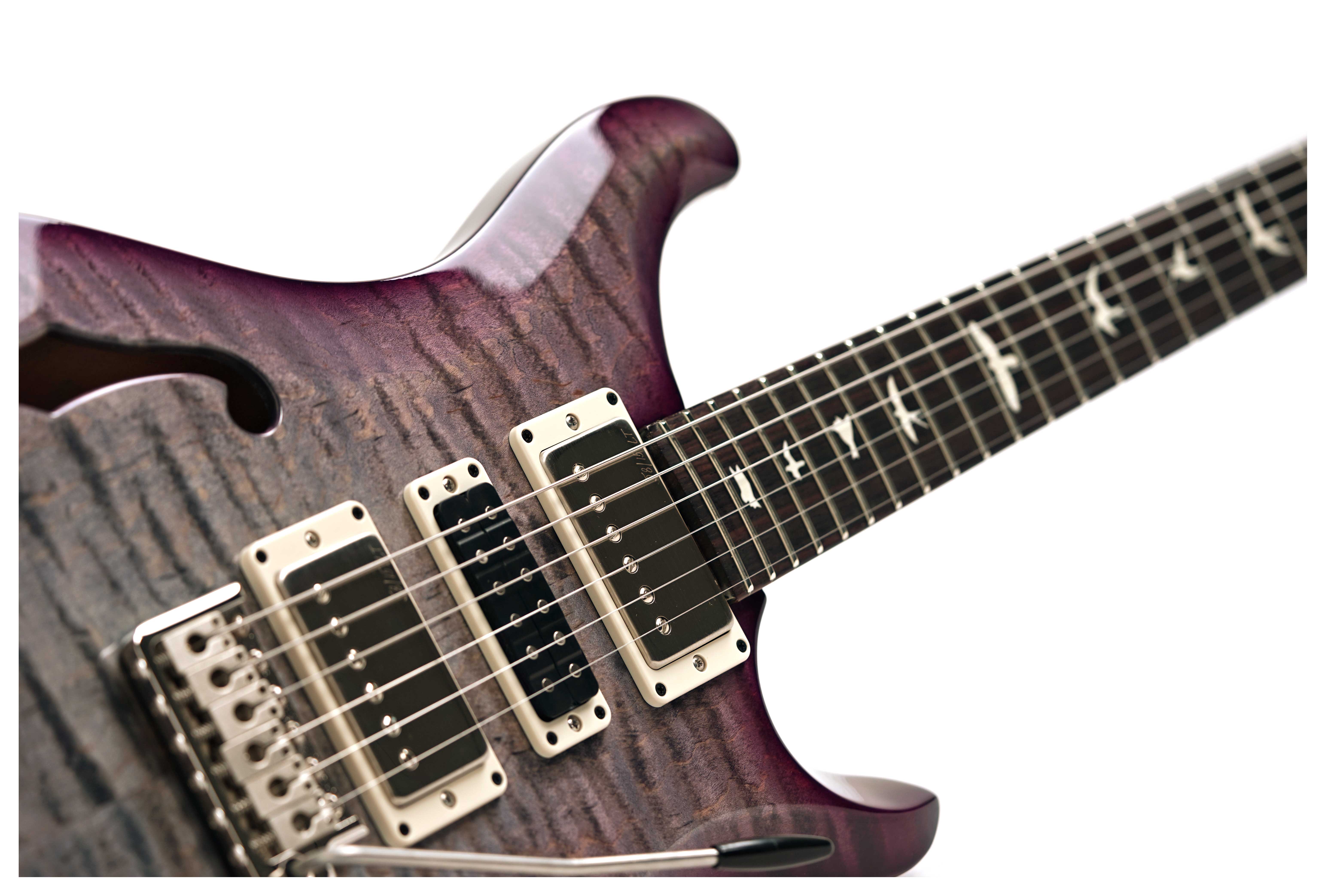 PRS S2 Special Semi-Hollow Faded Gray Black Purple Burst #S2086909
