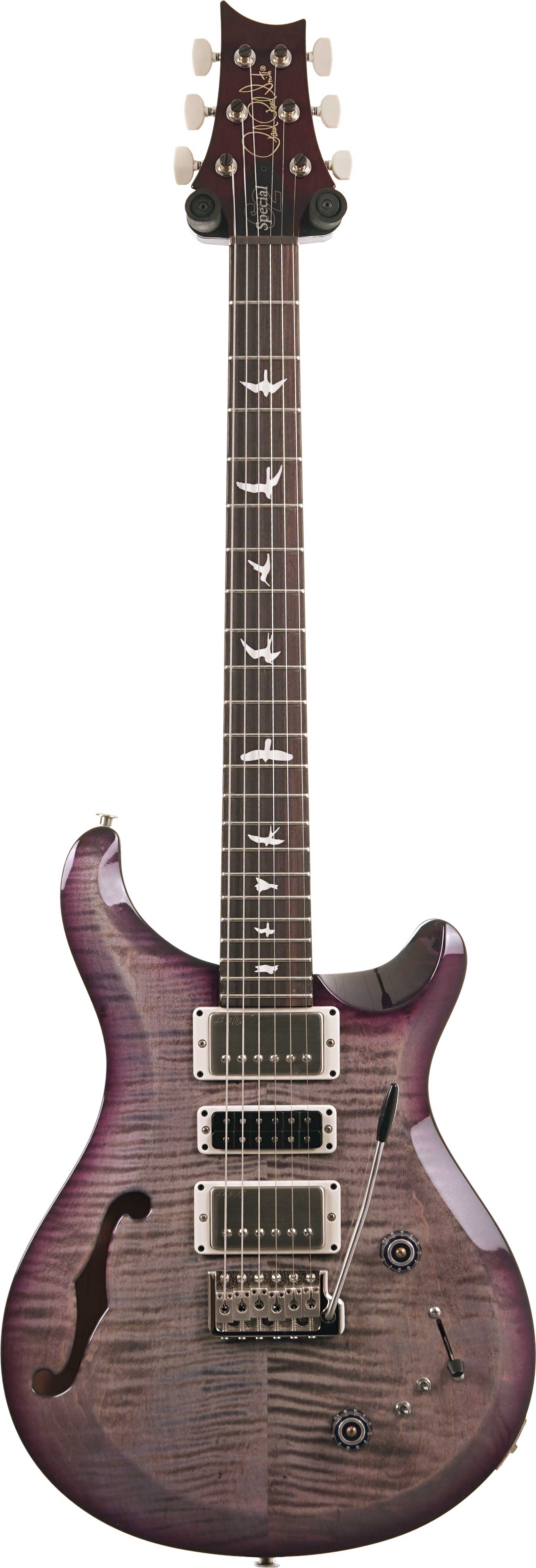 PRS S2 Special Semi-Hollow Faded Gray Black Purple Burst #S2086906