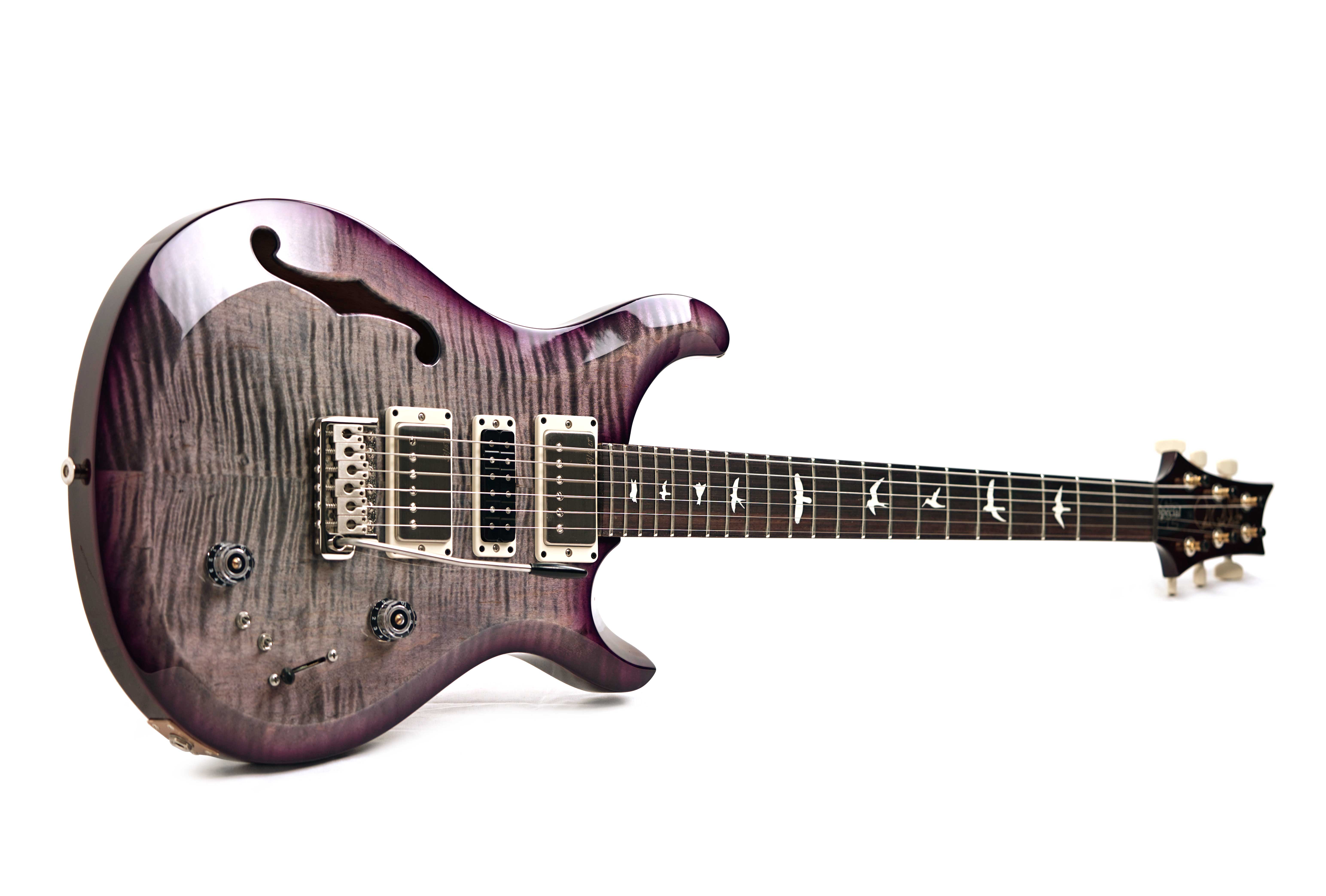 PRS S2 Special Semi-Hollow Faded Gray Black Purple Burst #S2086906