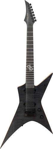 Solar Guitars XF1.7FB+ Flame Black Matte Solar Guitars XF1.7FB+ Flame Black Matte