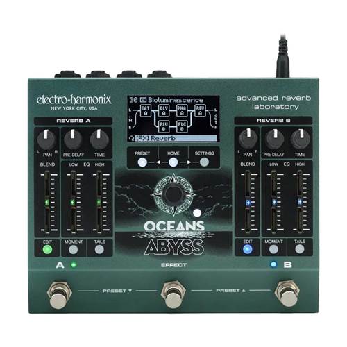 Electro Harmonix Oceans Abyss Advanced Reverb Laboratory Electro Harmonix Oceans Abyss Advanced Reverb Laboratory
