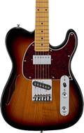 G&L Tribute ASAT Classic Bluesboy Semi Hollow 3 Tone Sunburst Maple Fingerboard