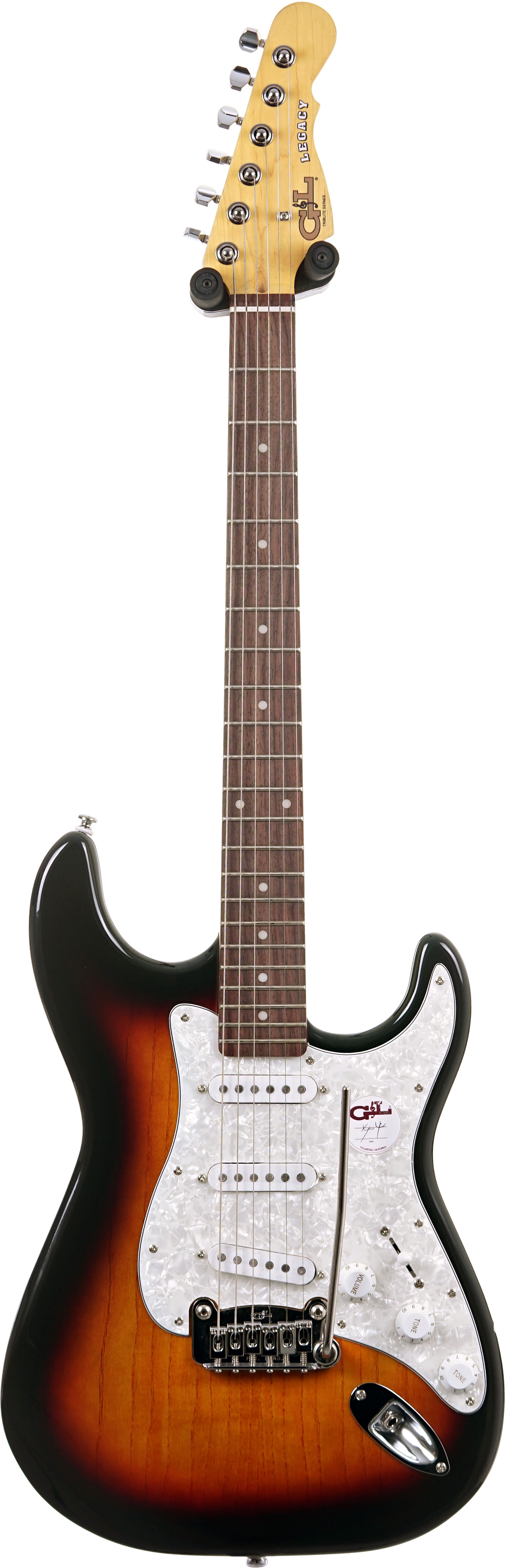 G&L Tribute Legacy 3 Tone Sunburst Rosewood Fingerboard (Ex-Demo) #231202742