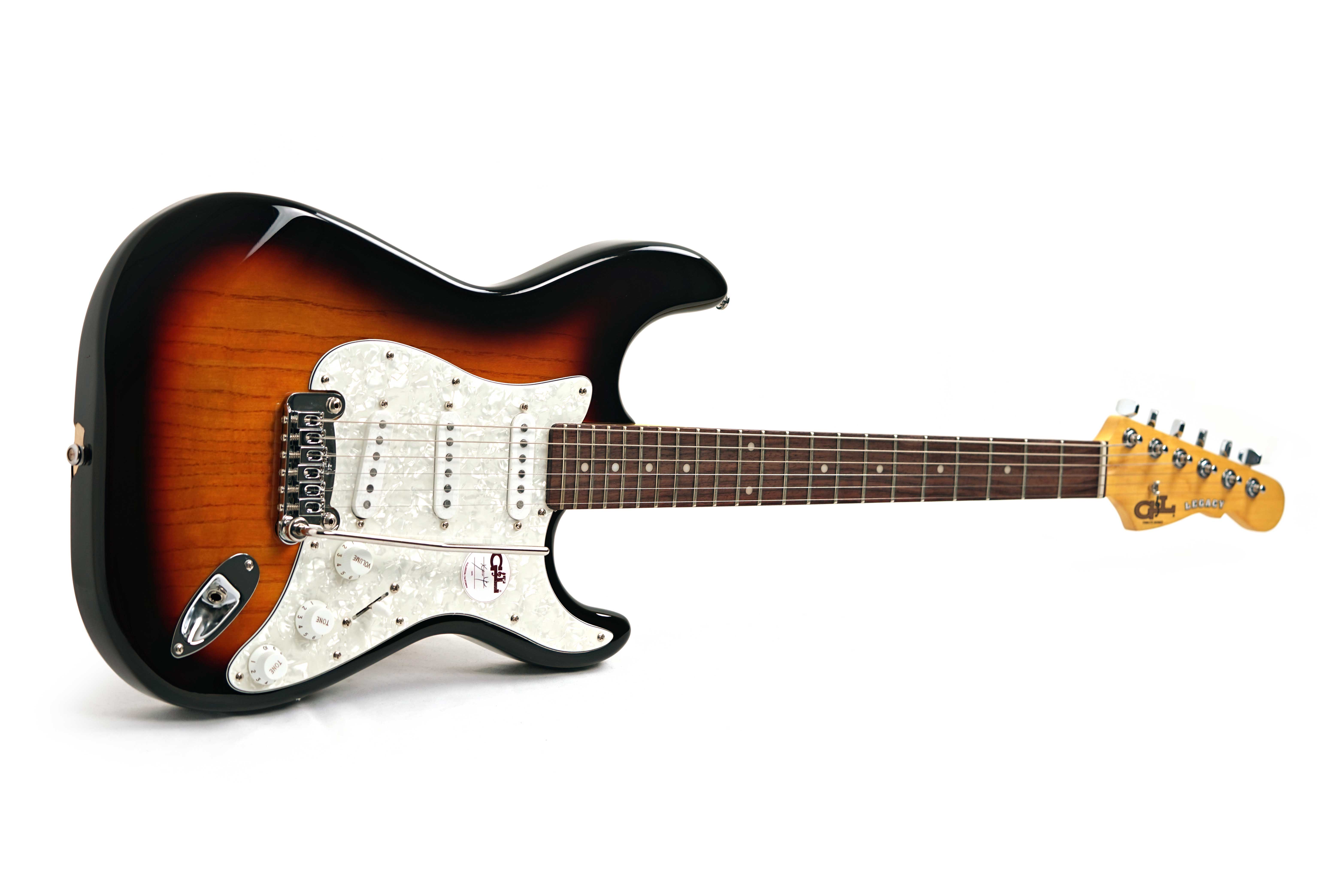 G&L Tribute Legacy 3 Tone Sunburst Rosewood Fingerboard (Ex-Demo) #231202742