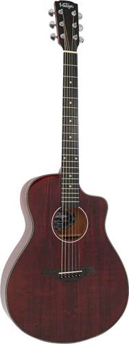 Vintage Pacific Coast Series Acoustic Claret Red Vintage Pacific Coast Series Acoustic Claret Red