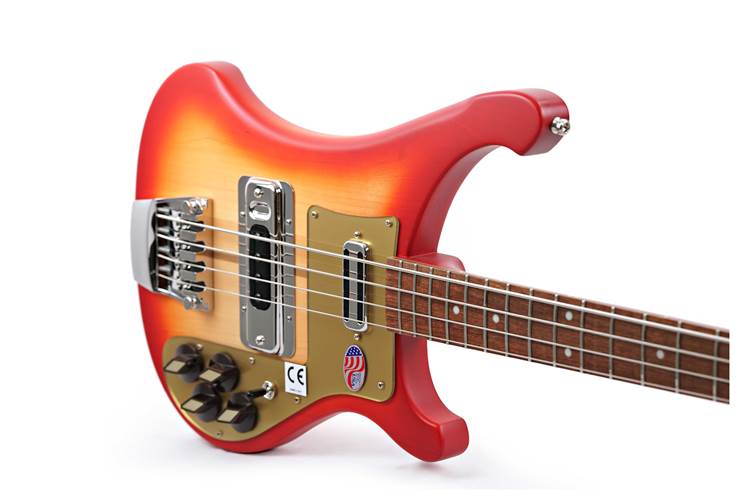 Rickenbacker Limited Edition 4003S Satin Autumnglo With Gold Scratchplate Rickenbacker Limited Edition 4003S Satin Autumnglo With Gold Scratchplate