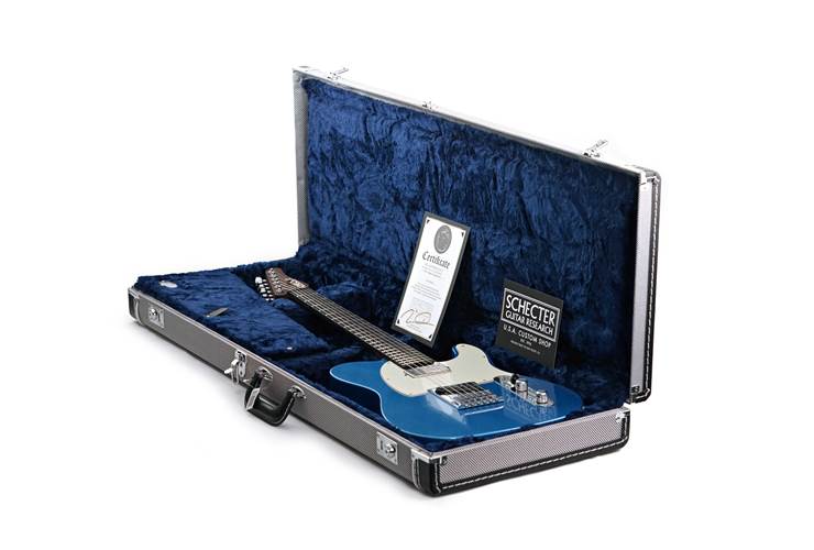 Schecter USA Nick Johnston PT Wembley Atomic Sapphire Metallic Blue Schecter USA Nick Johnston PT Wembley Atomic Sapphire Metallic Blue