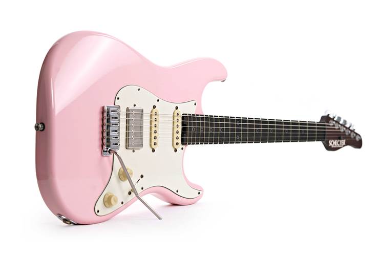 Schecter USA Nick Johnston Traditional Wembley Atomic Pink Aged Nitro Schecter USA Nick Johnston Traditional Wembley Atomic Pink Aged Nitro