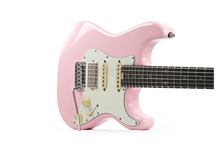 Schecter USA Nick Johnston Traditional Wembley Atomic Pink Aged Nitro Schecter USA Nick Johnston Traditional Wembley Atomic Pink Aged Nitro