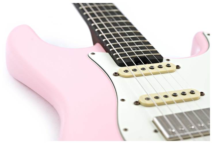 Schecter USA Nick Johnston Traditional Wembley Atomic Pink Aged Nitro Schecter USA Nick Johnston Traditional Wembley Atomic Pink Aged Nitro