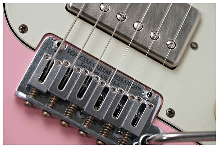 Schecter USA Nick Johnston Traditional Wembley Atomic Pink Aged Nitro Schecter USA Nick Johnston Traditional Wembley Atomic Pink Aged Nitro