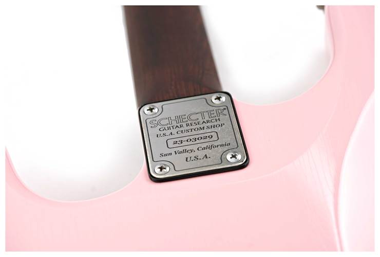 Schecter USA Nick Johnston Traditional Wembley Atomic Pink Aged Nitro Schecter USA Nick Johnston Traditional Wembley Atomic Pink Aged Nitro
