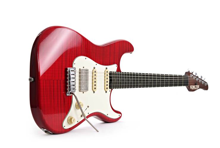 Schecter USA Nick Johnston Atomic Fire Nitro Flame Top Red Schecter USA Nick Johnston Atomic Fire Nitro Flame Top Red