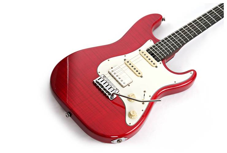Schecter USA Nick Johnston Atomic Fire Nitro Flame Top Red Schecter USA Nick Johnston Atomic Fire Nitro Flame Top Red