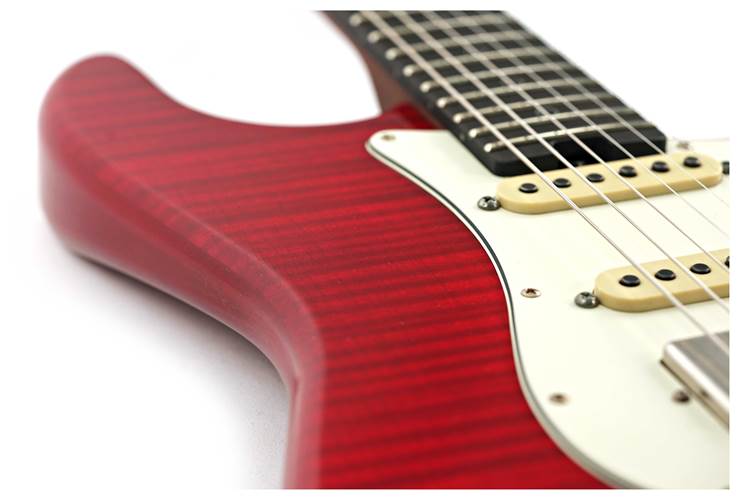 Schecter USA Nick Johnston Atomic Fire Nitro Flame Top Red Schecter USA Nick Johnston Atomic Fire Nitro Flame Top Red