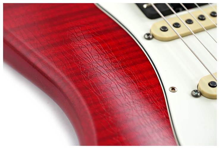 Schecter USA Nick Johnston Atomic Fire Nitro Flame Top Red Schecter USA Nick Johnston Atomic Fire Nitro Flame Top Red