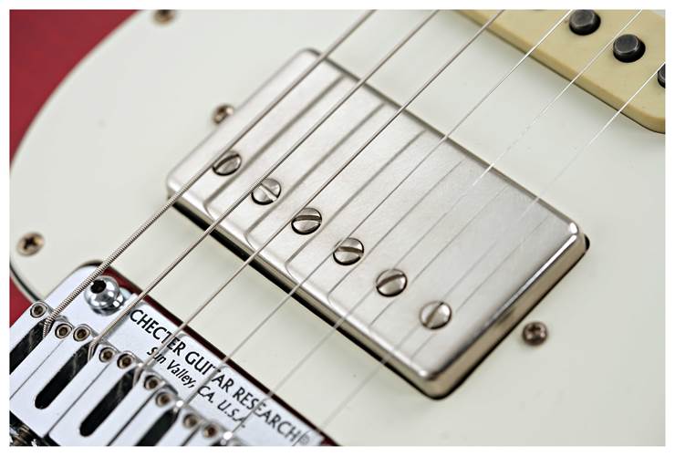 Schecter USA Nick Johnston Atomic Fire Nitro Flame Top Red Schecter USA Nick Johnston Atomic Fire Nitro Flame Top Red