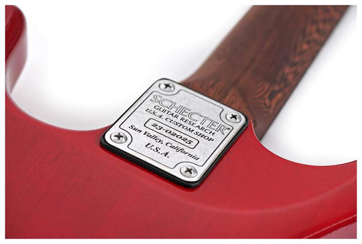Schecter USA Nick Johnston Atomic Fire Nitro Flame Top Red Schecter USA Nick Johnston Atomic Fire Nitro Flame Top Red