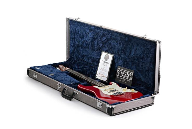 Schecter USA Nick Johnston Atomic Fire Nitro Flame Top Red Schecter USA Nick Johnston Atomic Fire Nitro Flame Top Red