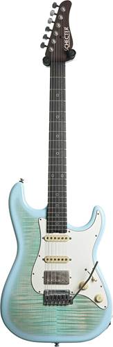 Schecter USA Nick Johnston Atomic Ice Nitro Flame Top Blue Schecter USA Nick Johnston Atomic Ice Nitro Flame Top Blue